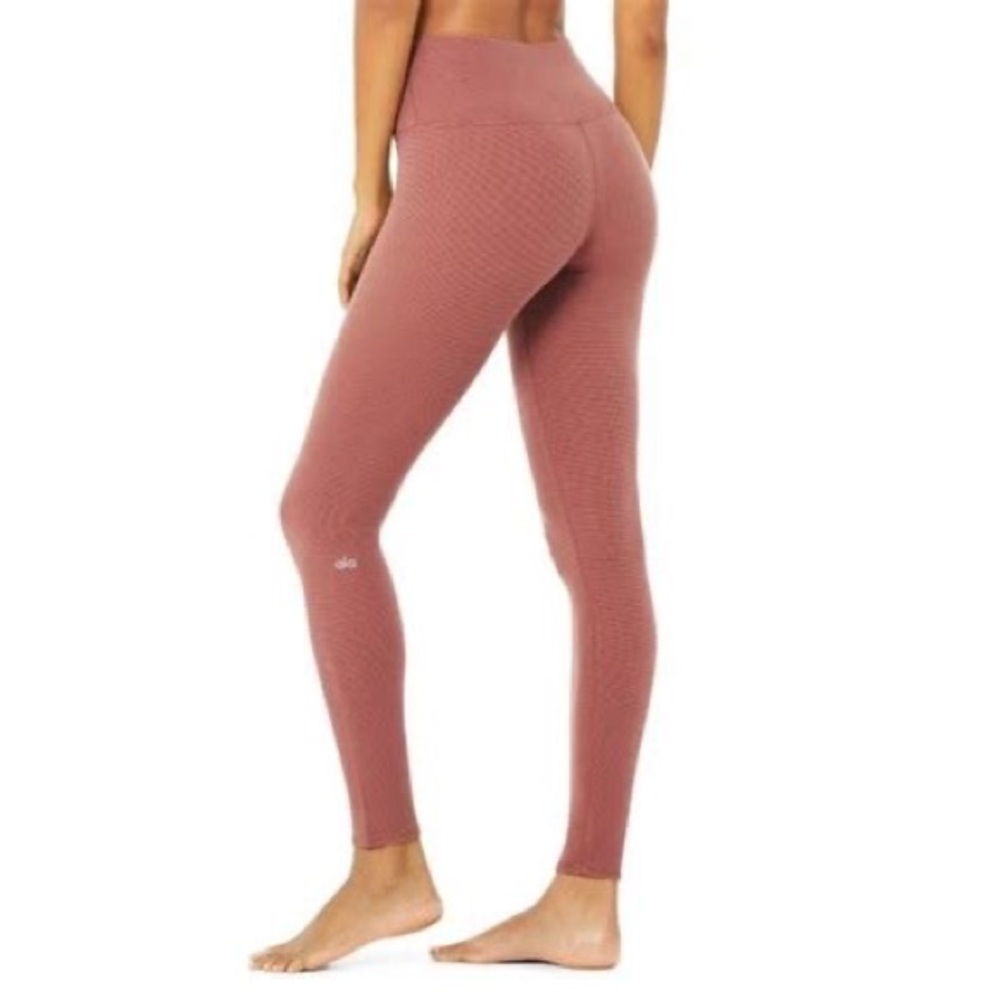 Alo Yoga High Waisted Micro Waffle Legging